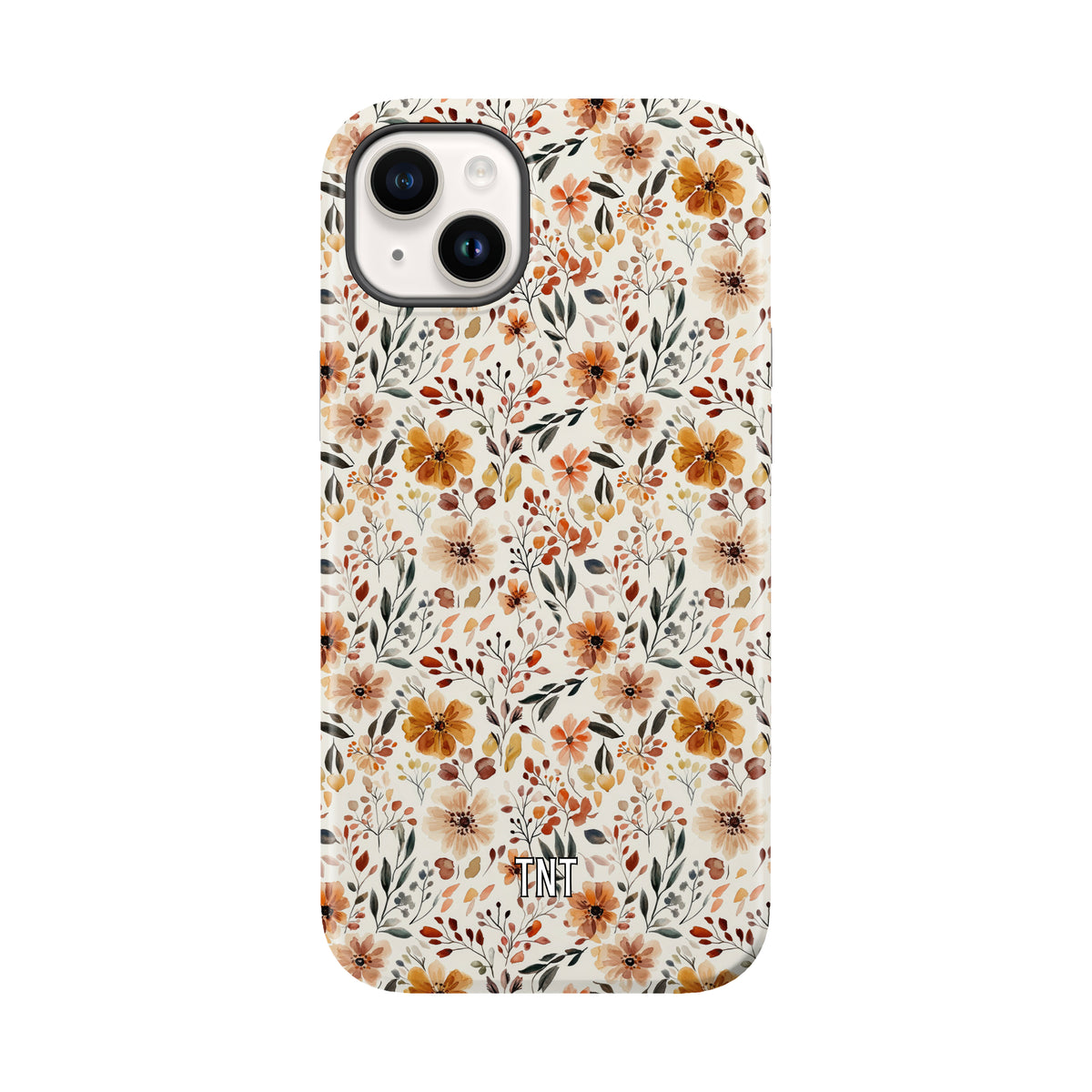 White Fall Florals Tough MagSafe Phone Case