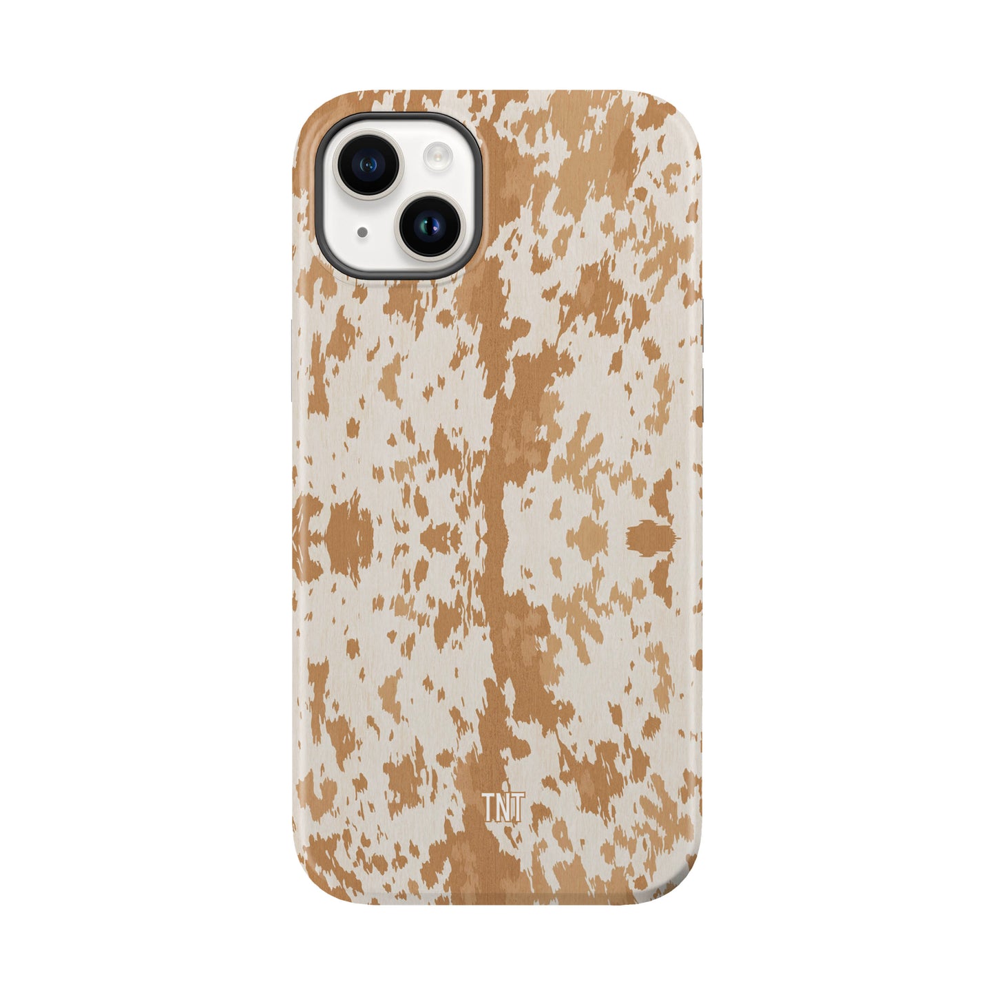Light Brown Latte Cowhide Tough Magnetic Phone Case