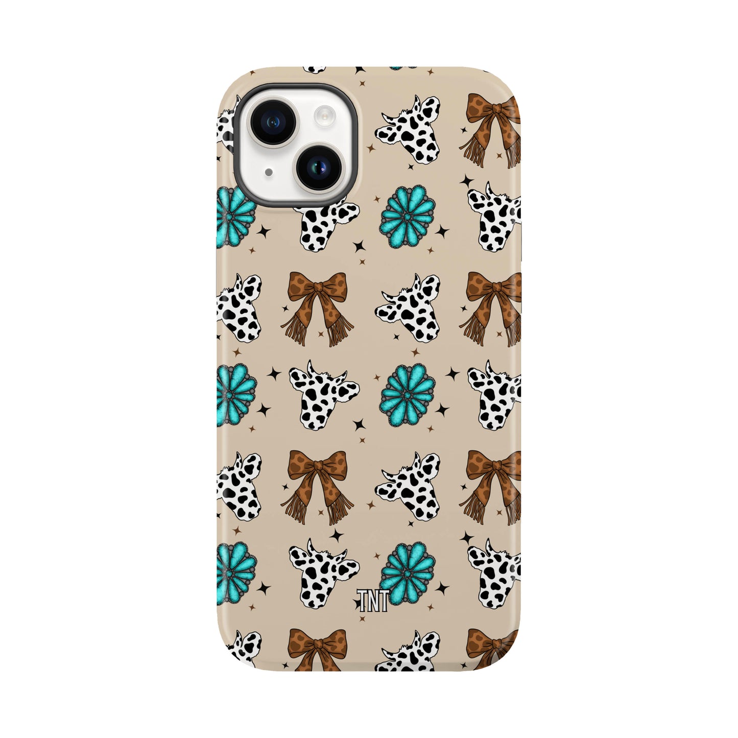 Cows and Bows Western Turquoise Tough Magnetic Phone Case
