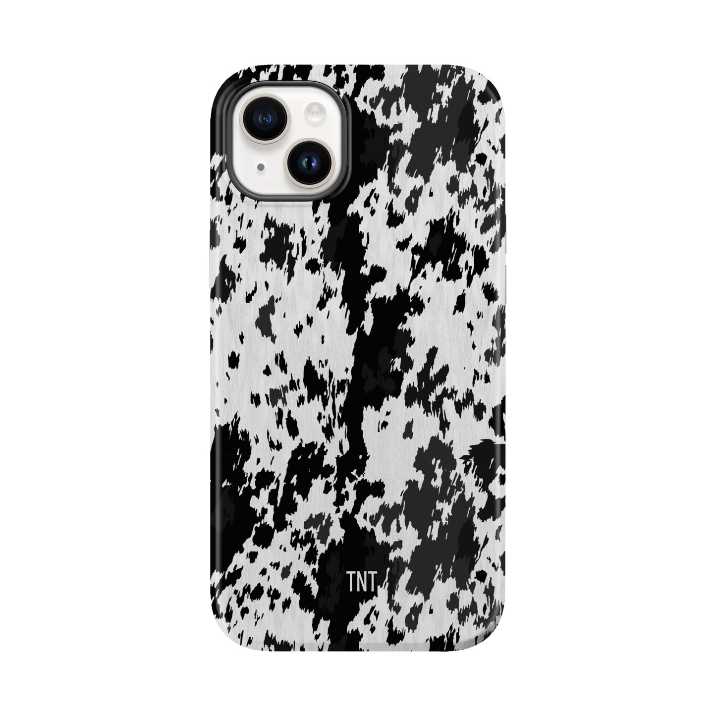 Western Cowhide Print Tough Magsafe Mobile Phone Case