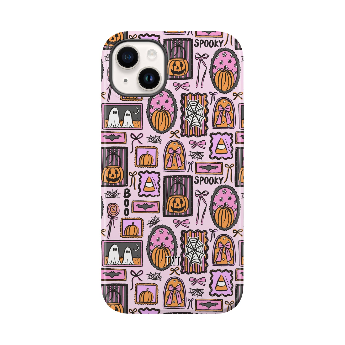 Pink Halloween Collage Tough MagSafe Phone Case
