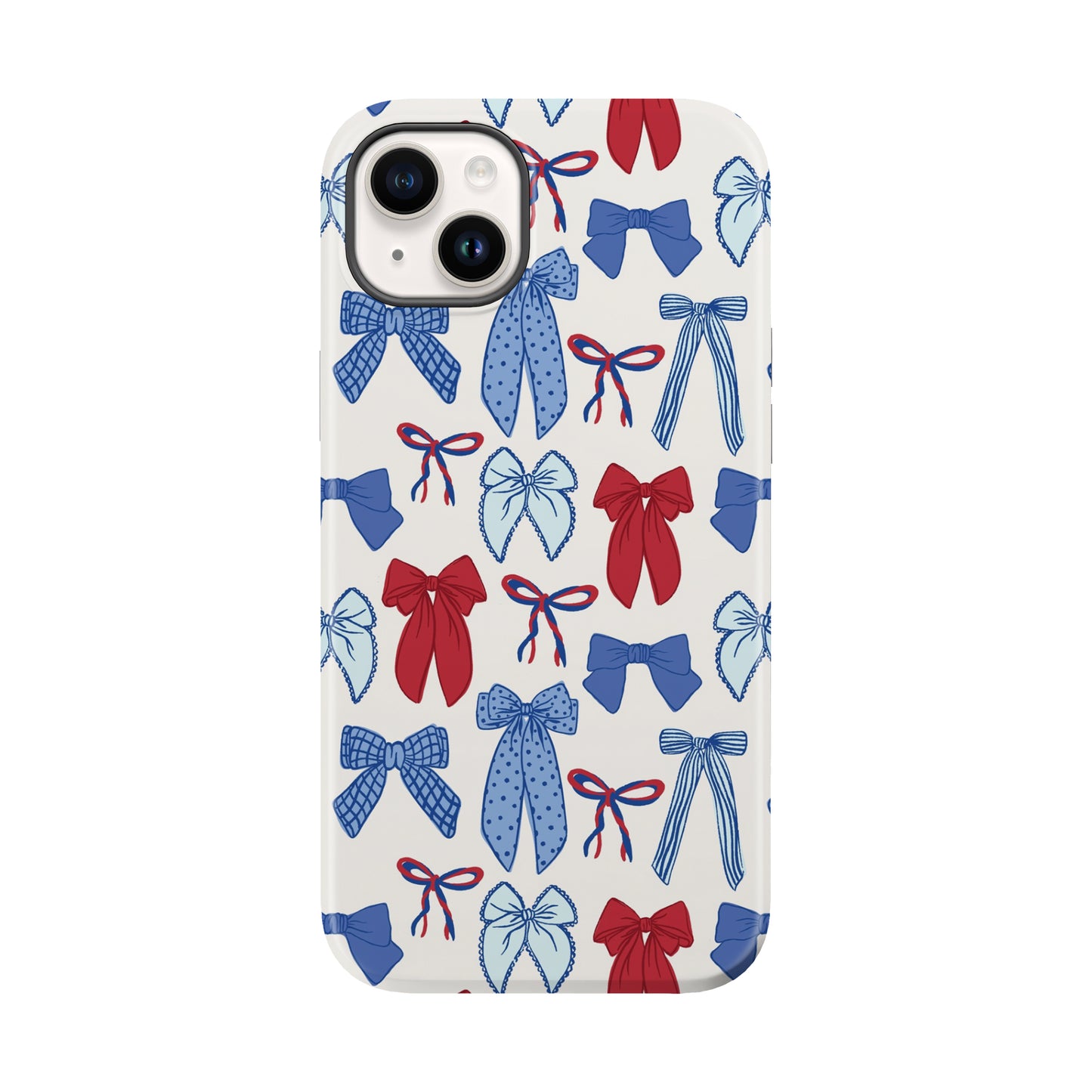 Patriotic Bow Collage America July 4th Tough MagSafe Phone Case