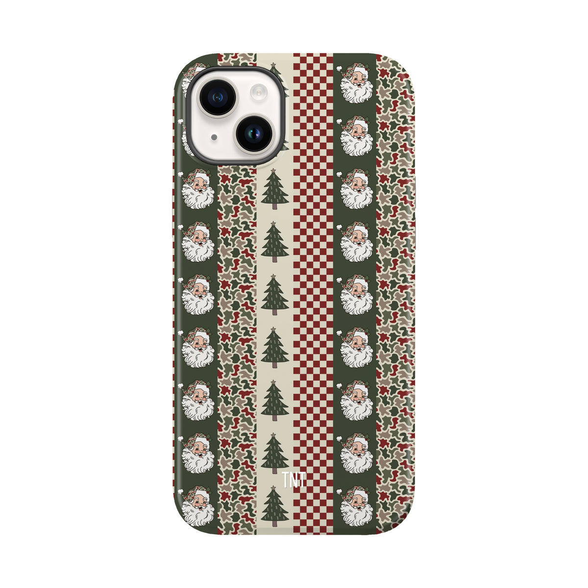 Striped Santa Checkered Christmas Tough MagSafe Phone Case