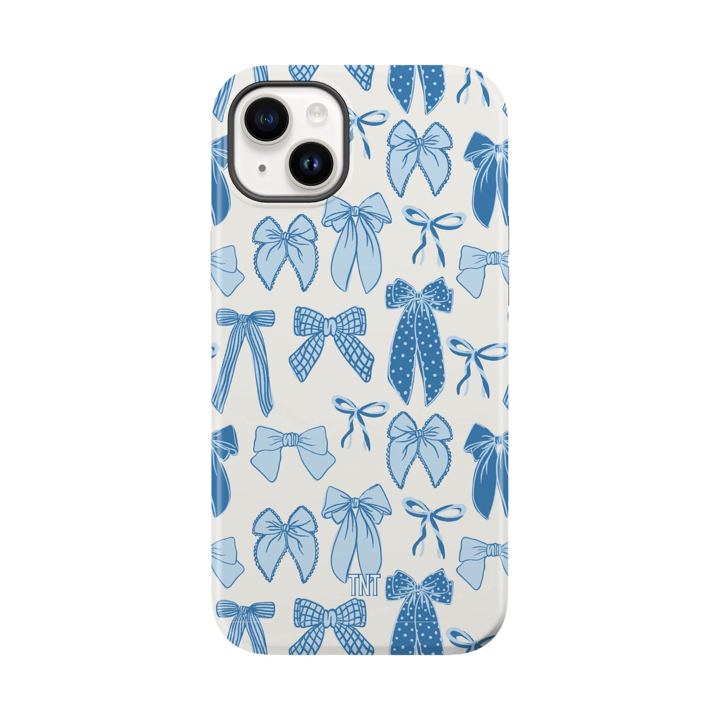 Blue Bows Girly Coquette Tough Magnetic Phone Case