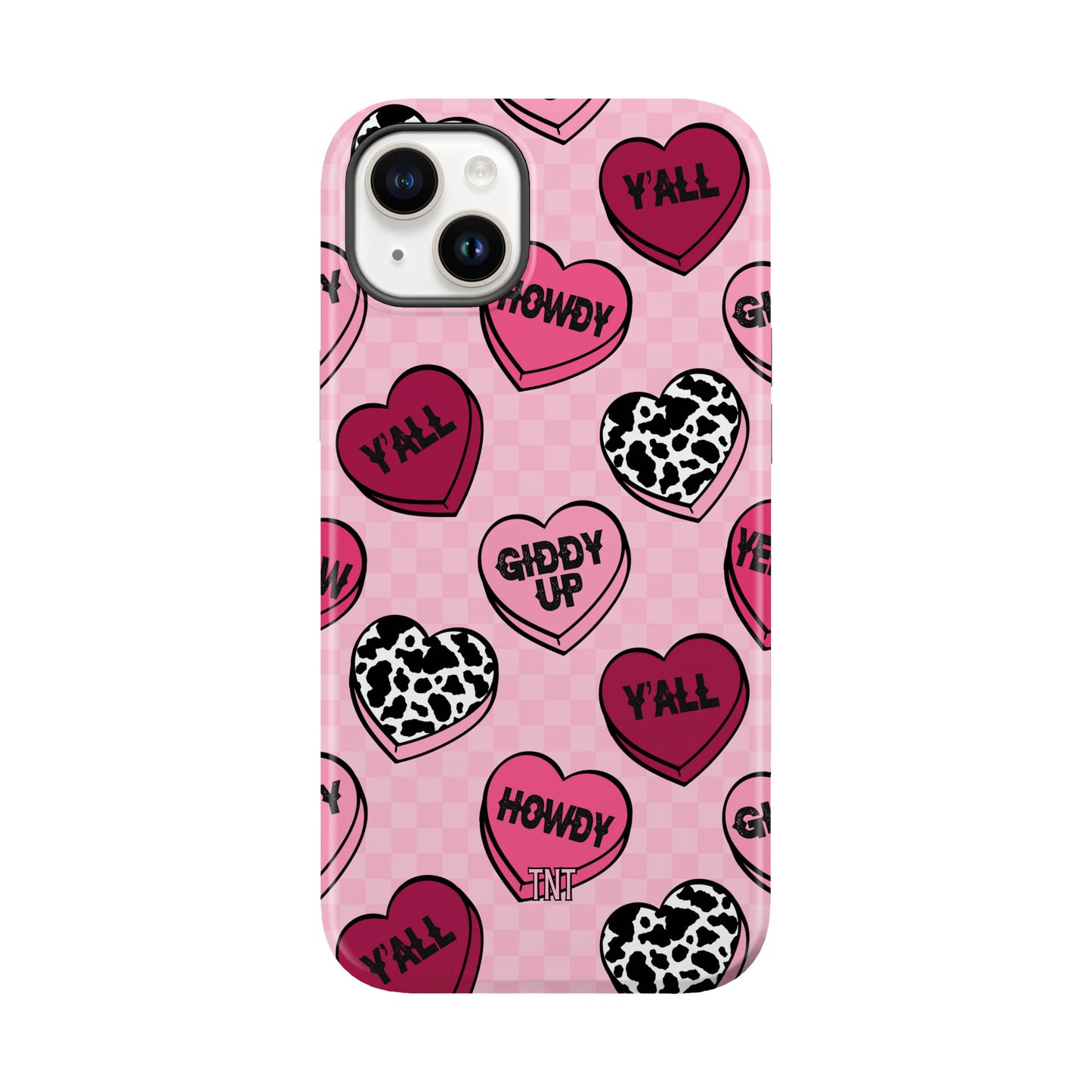 Western Candy Hearts Valentine Tough Magnetic Phone Case
