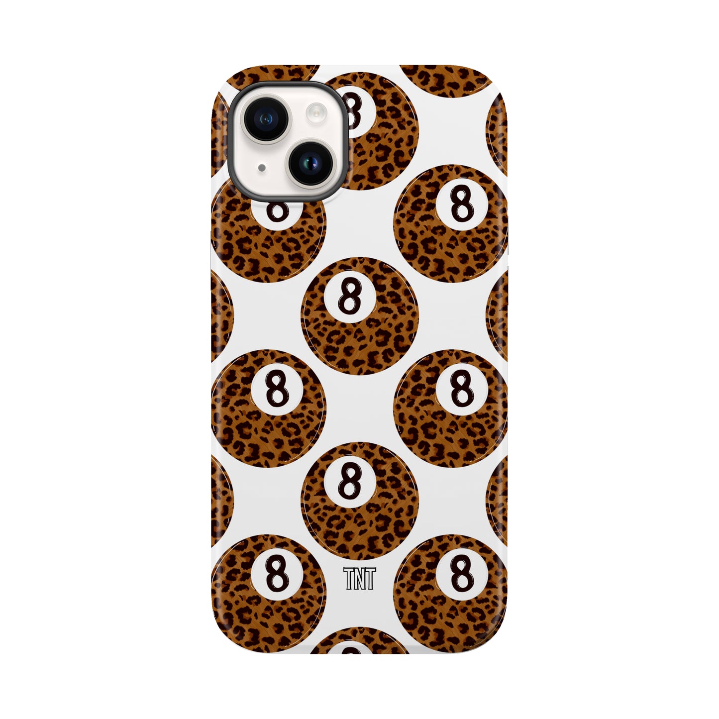 Leopard 8 Ball Western Tough MagSafe Phone Case