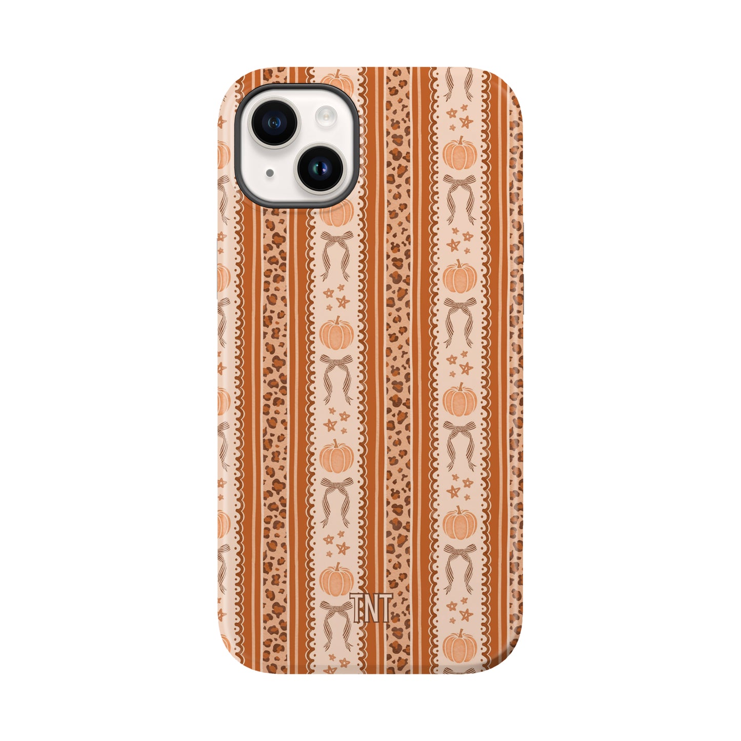 Fall Stripes Autumn Pumpkin Tough MagSafe Phone Case
