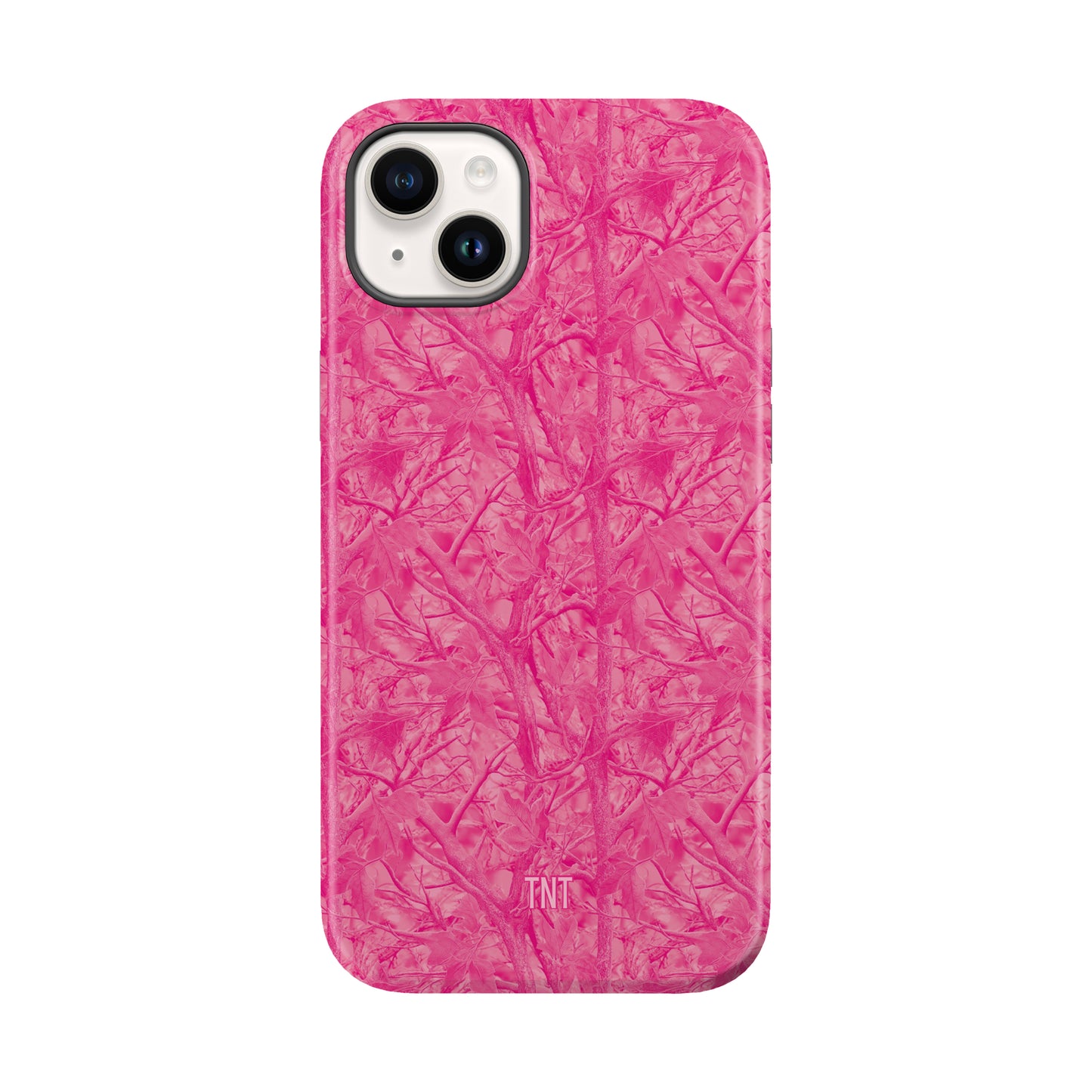 Hot Pink Tree Camo Tough MagSafe Phone Case