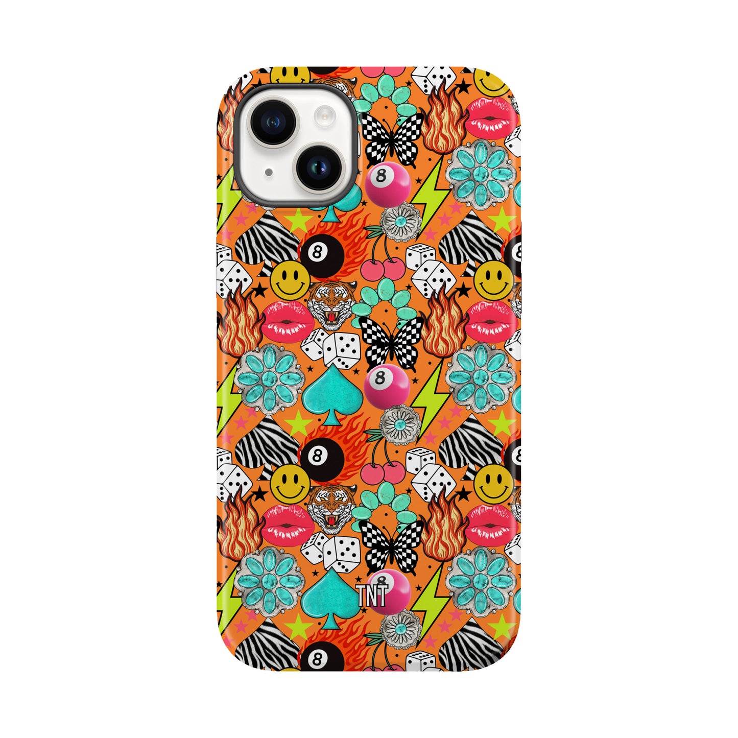 Preppy and Punchy Western Collage Tough Magsafe Phone Case