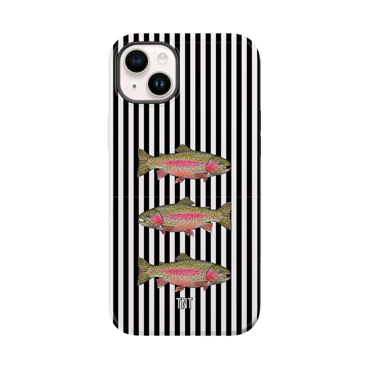 Black Striped Rainbow Trout Tough MagSafe Phone Case