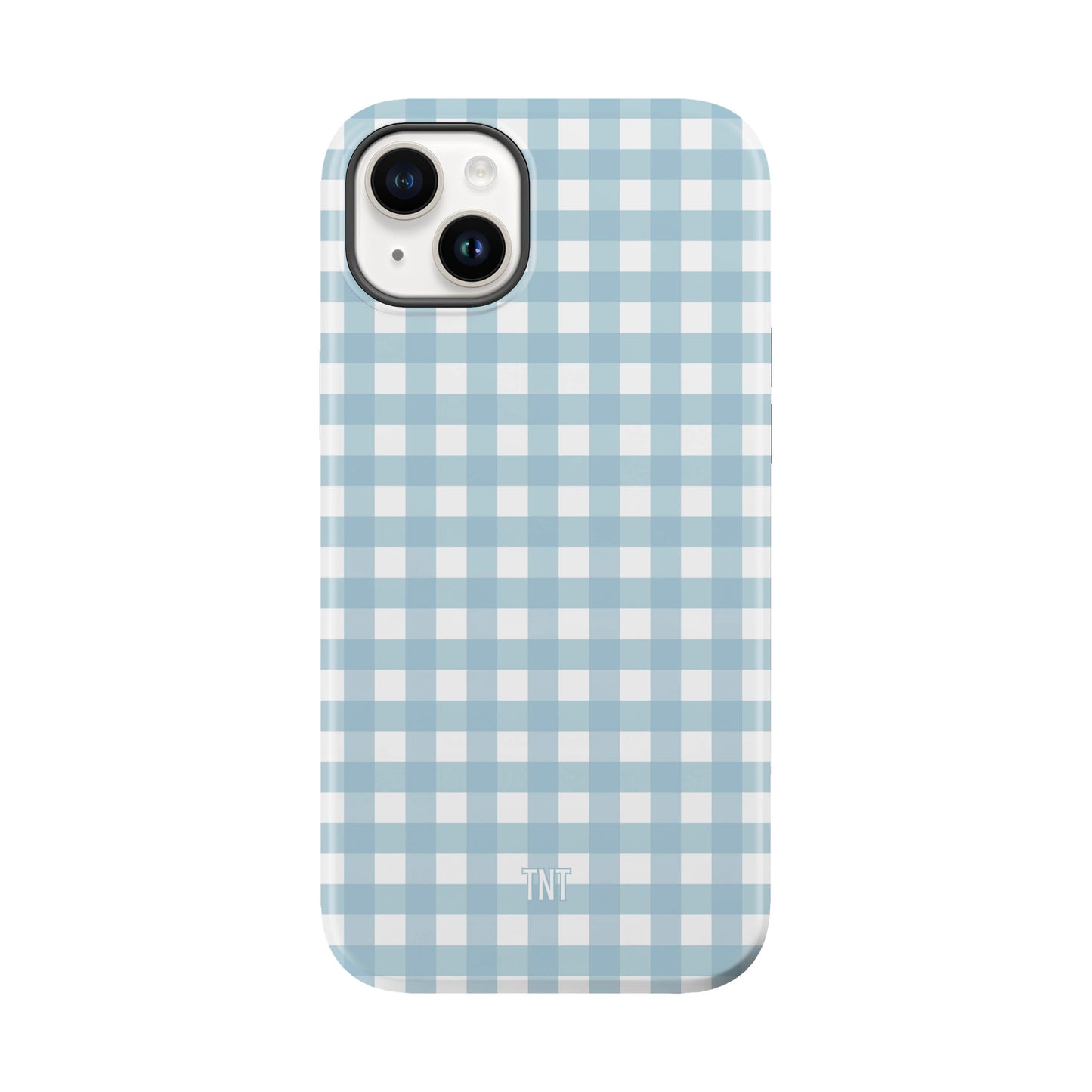Blue Skies Gingham Tough MagSafe Phone Case