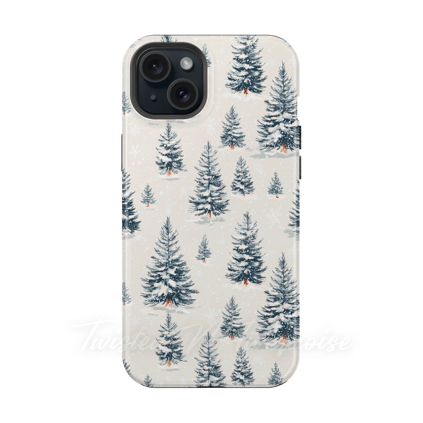 Winter Wonderland Snowy Pine Tough Magnetic Phone Case