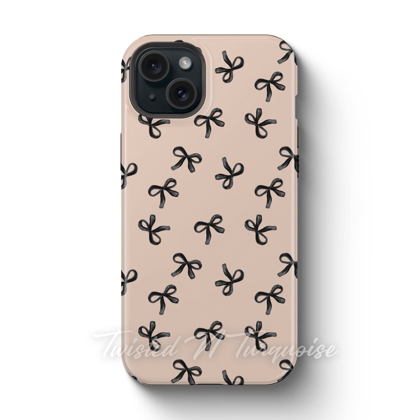 Black Bows New Years Tough Magnetic Phone Case