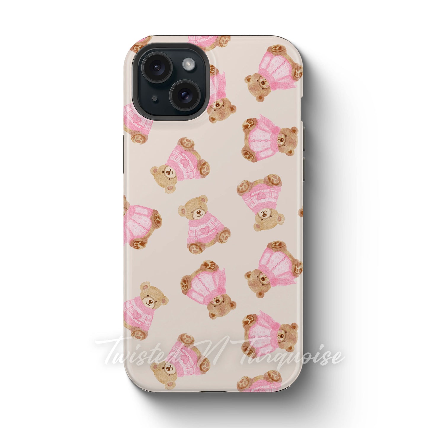 Pink Teddy’s Tough Magnetic Teddy Bear Phone Case