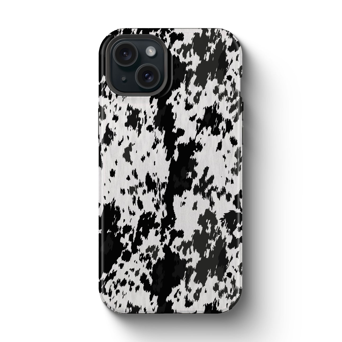Western Cowhide Print Tough Magnetic Mobile Phone Case
