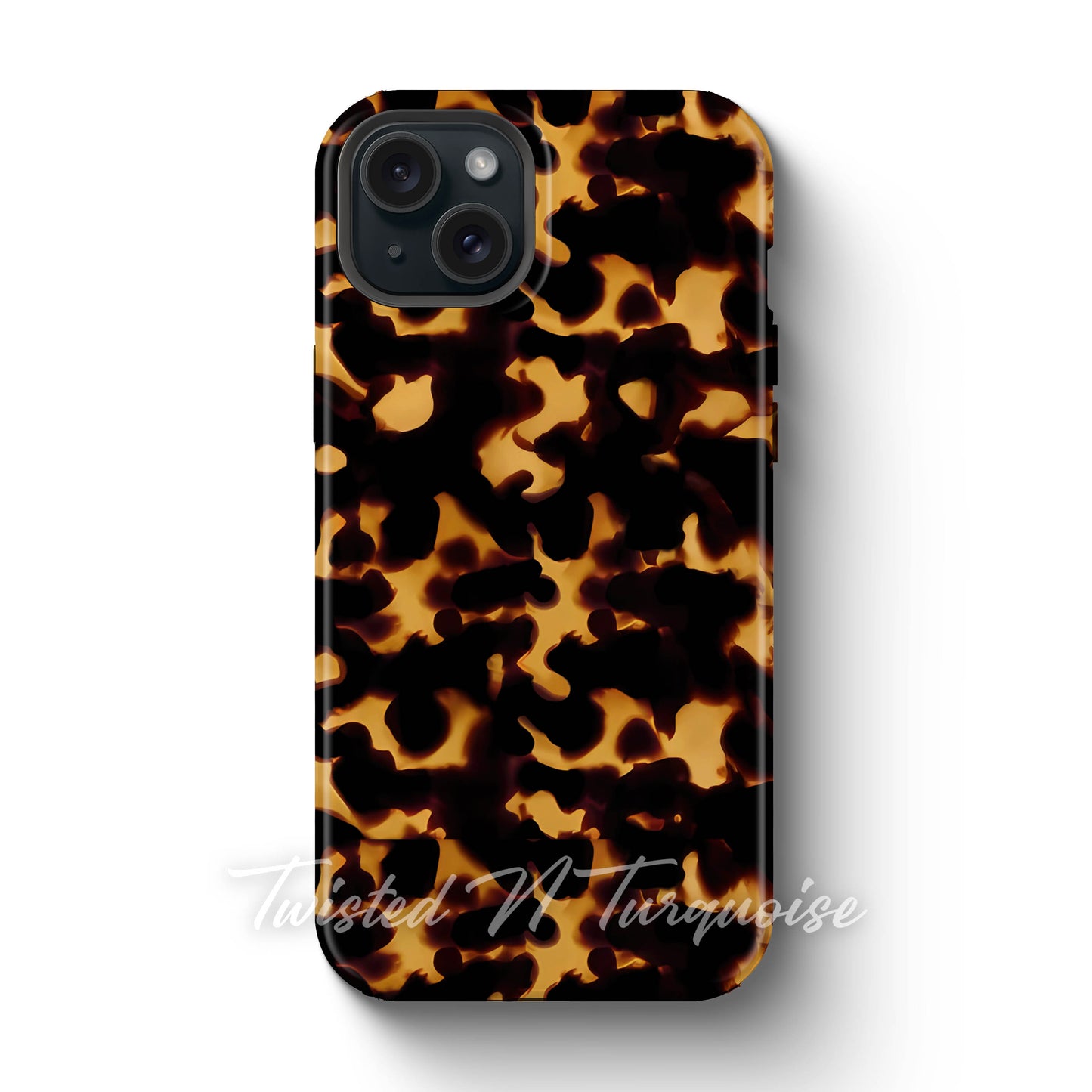 Trendy Tortoise Shell Tough Phone Case