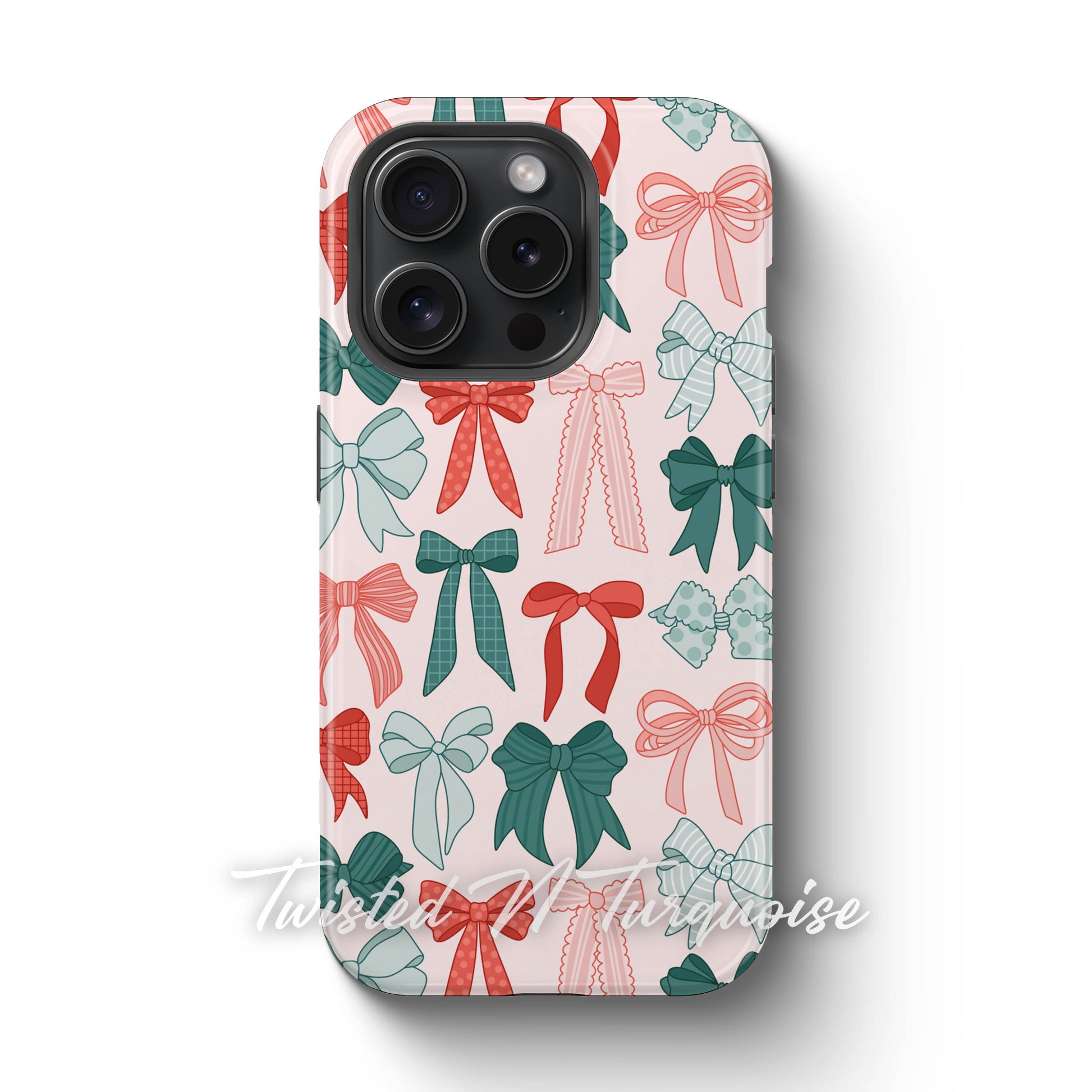Christmas Bows Magnetic Phone Case iPhone 17 Air / Shell only (You already have required foundation) Christmas Bows Magnetic Phone Case iPhone 17 Air / Shell only (You already have required foundation)