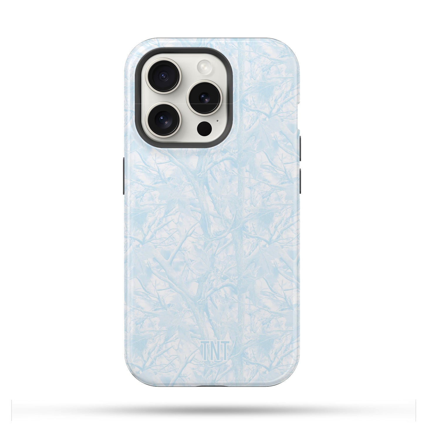 Frosted Blue Tree Camo Tough Magnetic Phone Case