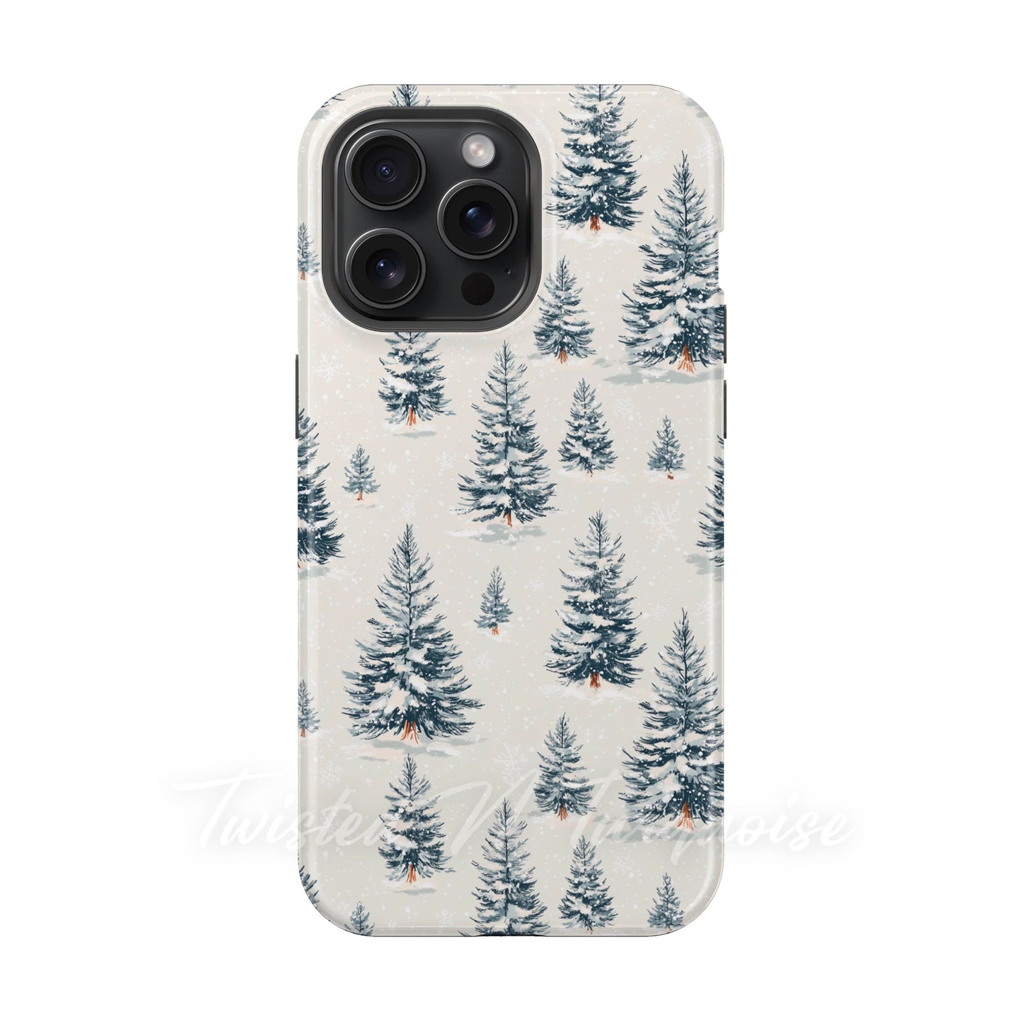 Winter Wonderland Snowy Pine Tough Magnetic Phone Case