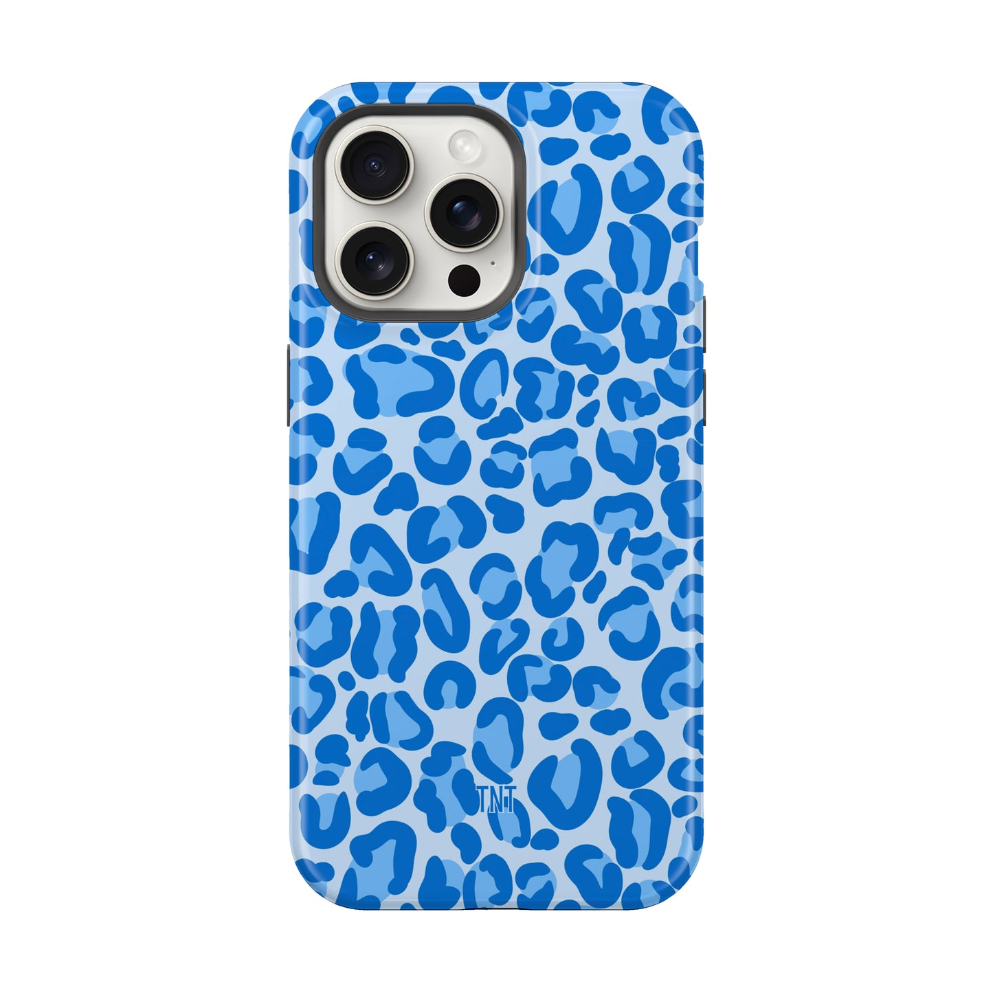 Blue Cheetah Print Tough MagSafe Phone Case