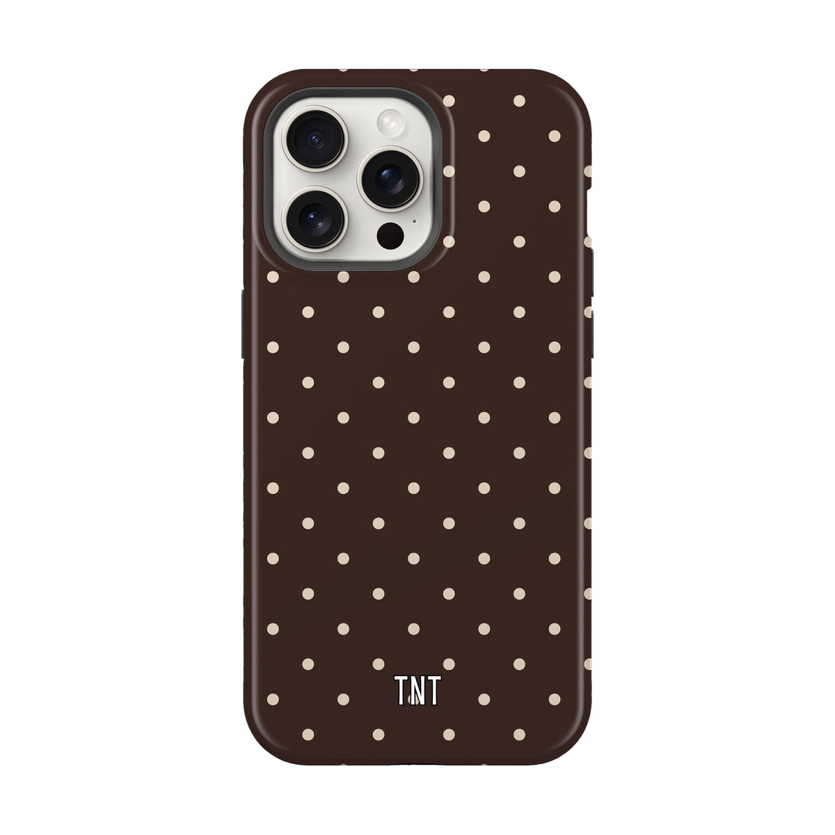 Brown Polka Dot Tough MagSafe Phone Case