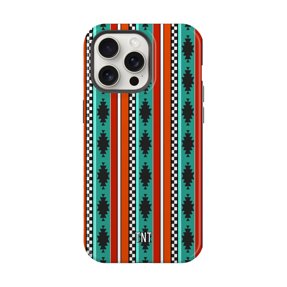 Halloween Striped Aztec Western Tough MagSafe Phone Case