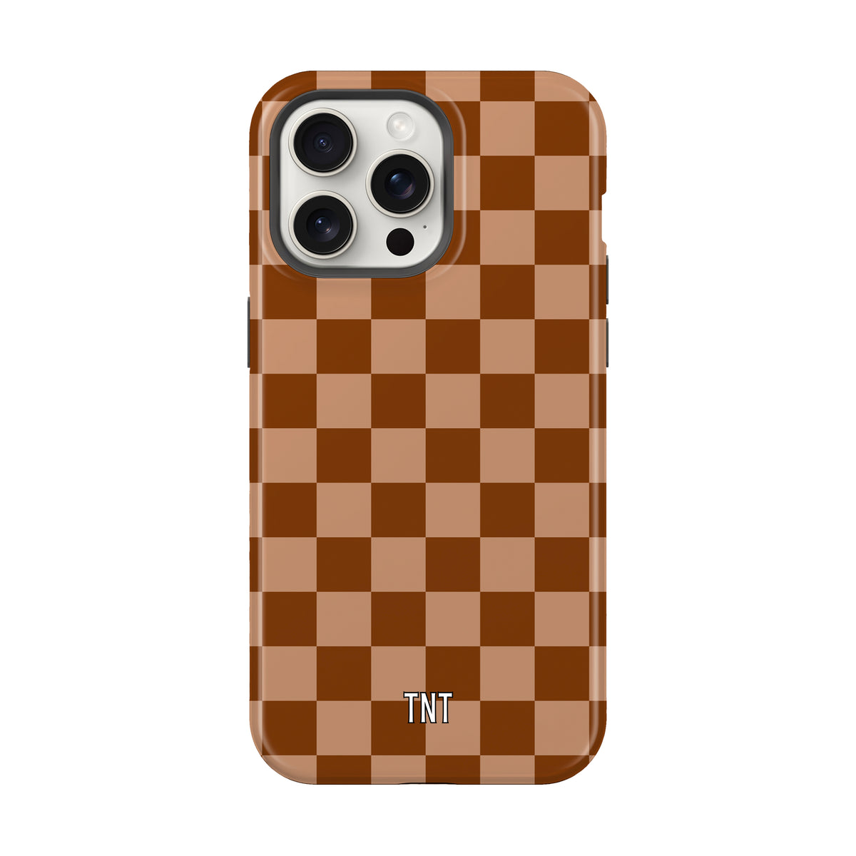Fall Caramel Checkered Tough MagSafe Phone Case