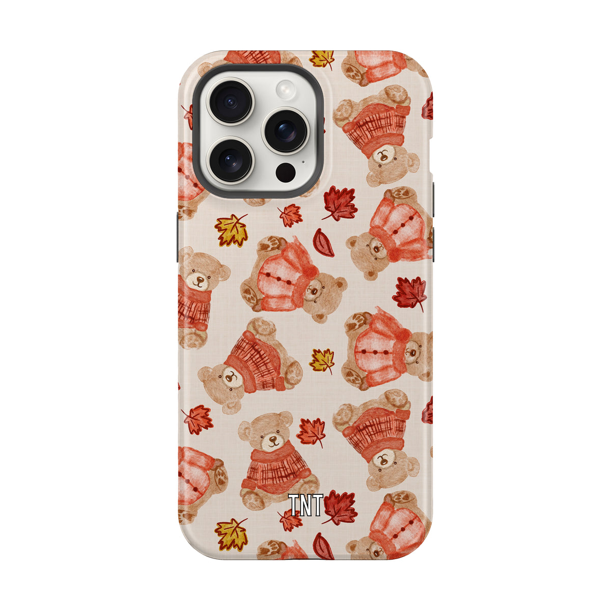 Fall Teddys Autumn Leaves Tough MagSafe Phone Case
