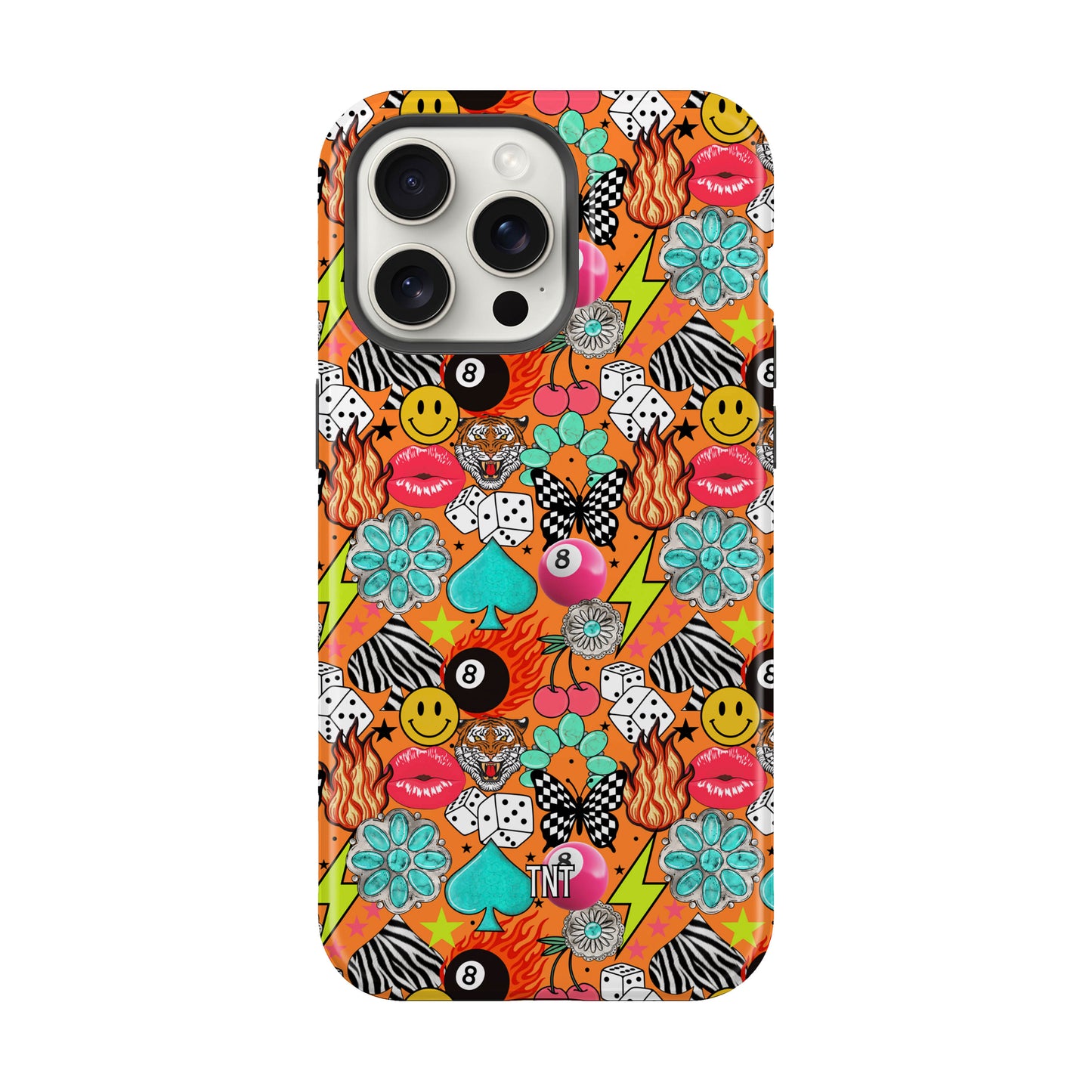 Preppy and Punchy Western Collage Tough Magsafe Phone Case