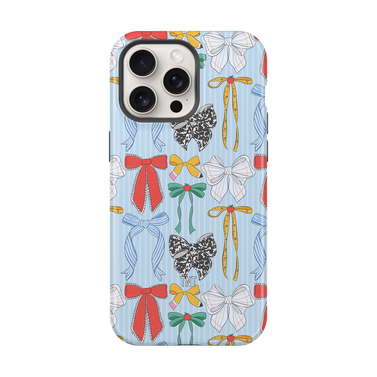 Back To School Teacher Bow Collage Tough MagSafe Phone Case
