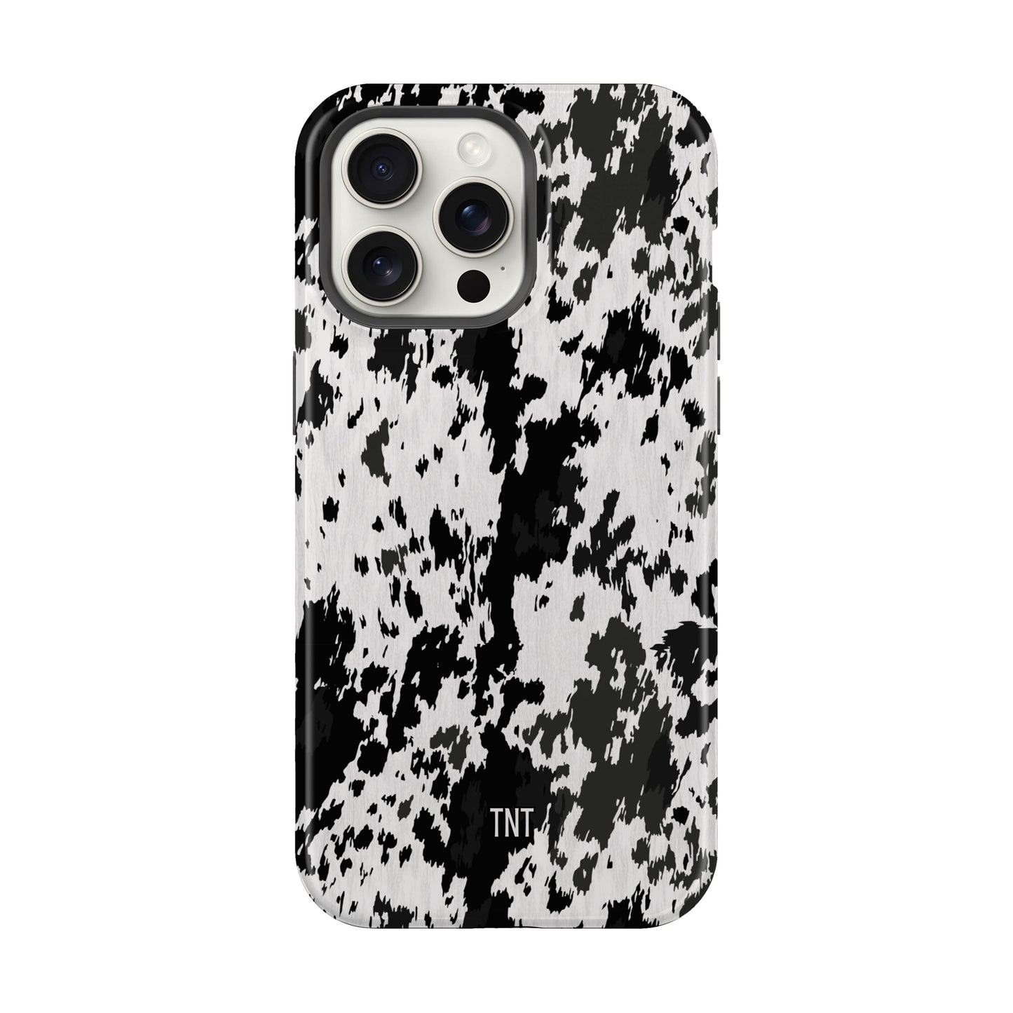 Western Cowhide Print Tough Magsafe Mobile Phone Case