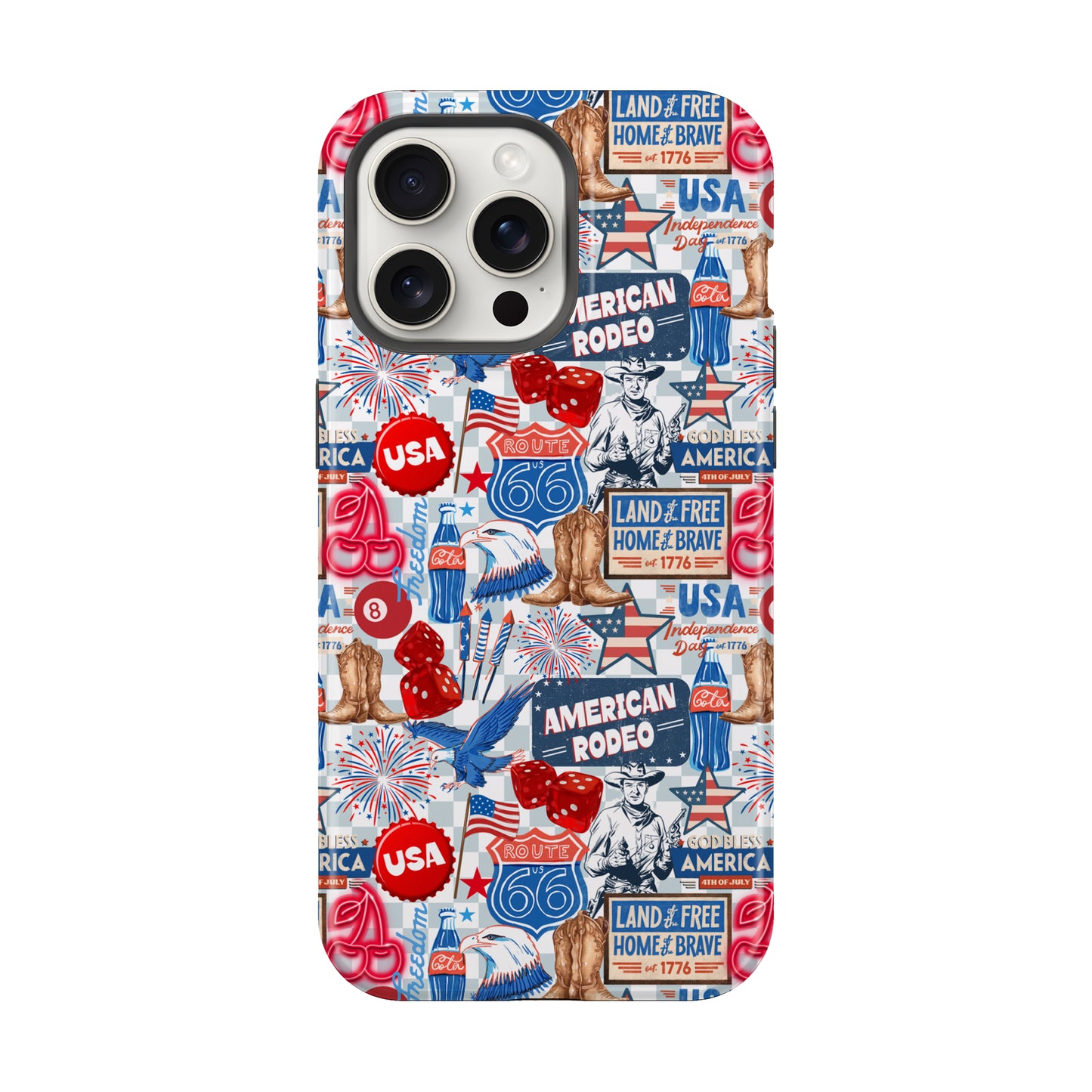 Patriotic Collage America July 4th Tough MagSafe Phone Case