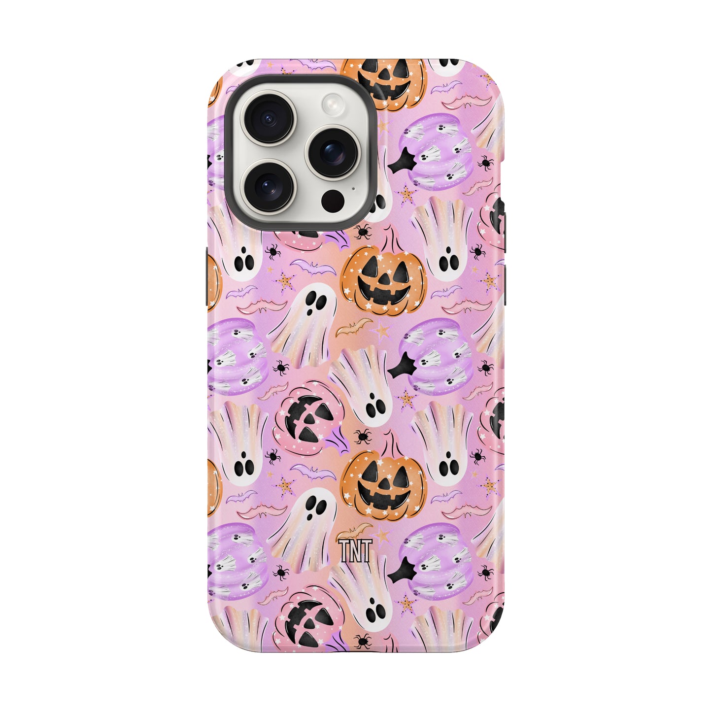 Pastel Pumpkins & Ghosts Halloween Summer Autumn Bright Tough MagSafe Phone Case