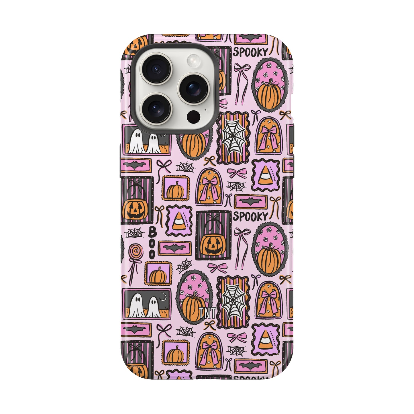 Pink Halloween Collage Tough MagSafe Phone Case