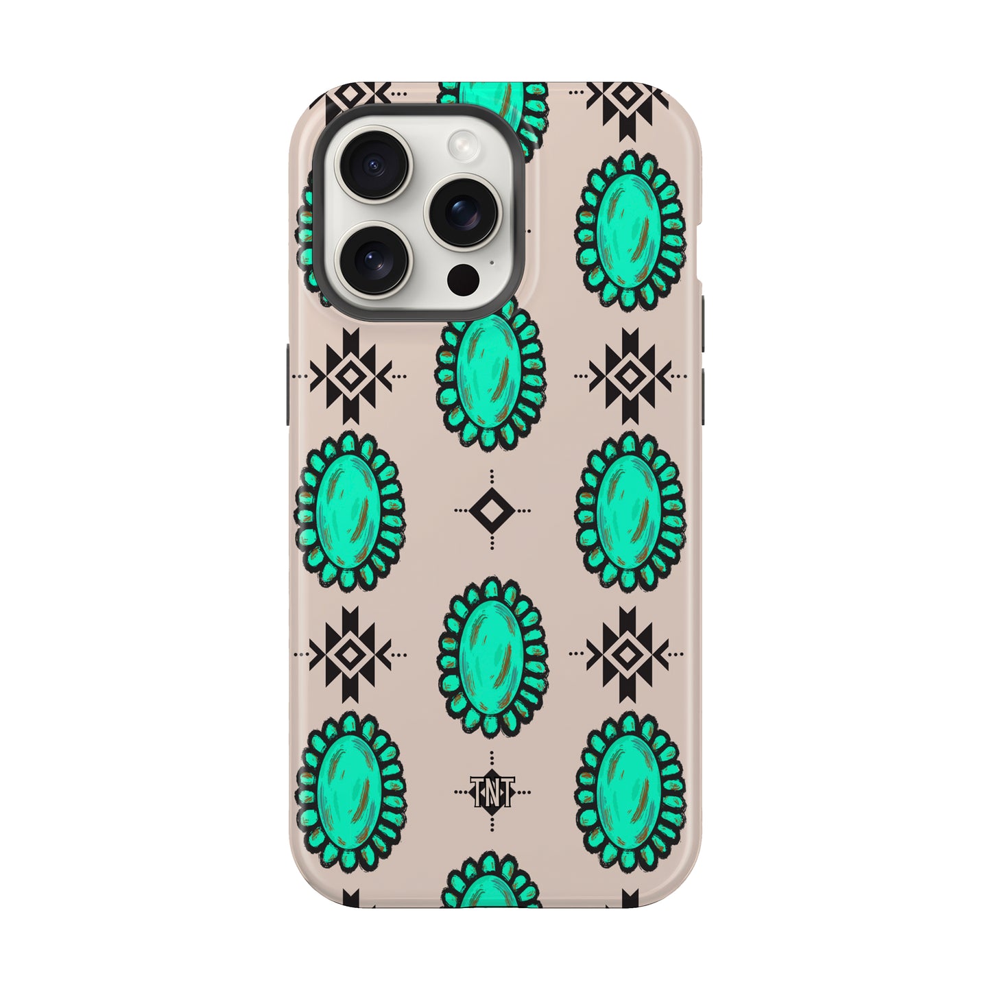 Western Concho Turquoise Tough MagSafe Phone Case