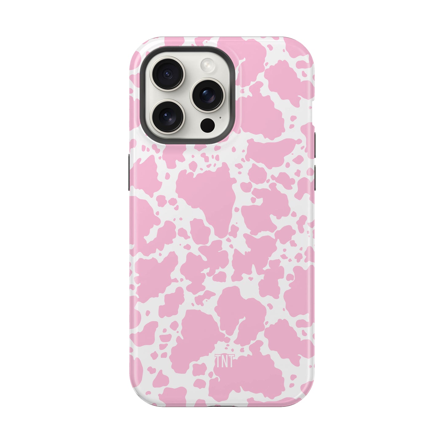 Pink Cowprint Valentine Tough Magnetic Phone Case