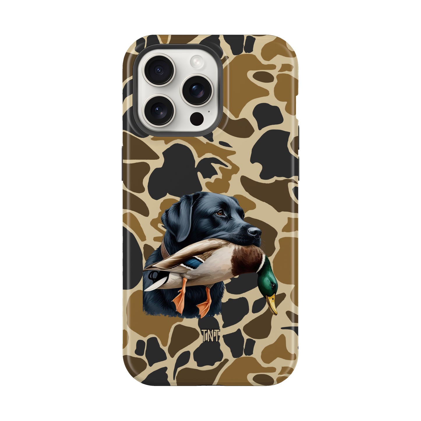 Black Lab Duck Camo Hunting Tough MagSafe Phone Case (Copy)