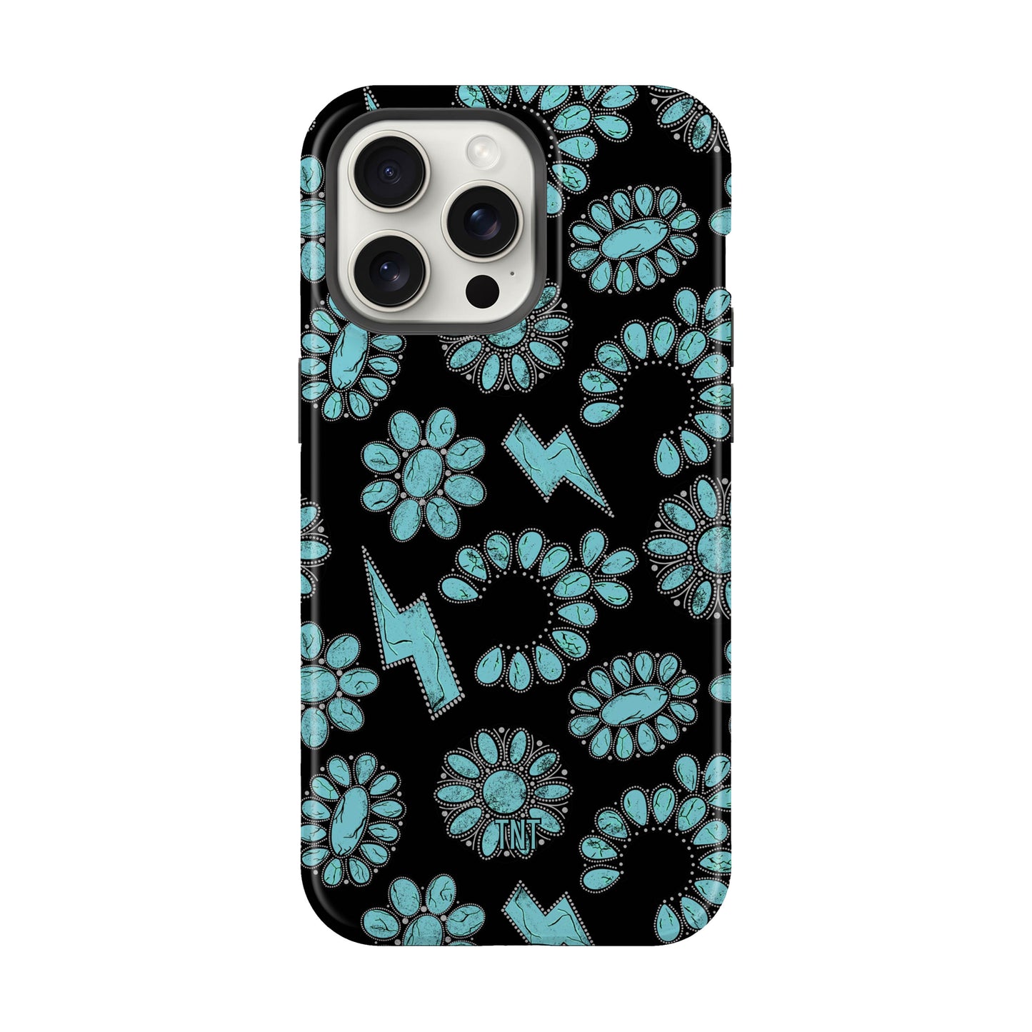 Turquoise Jewelry Western Tough Magnetic Phone Case