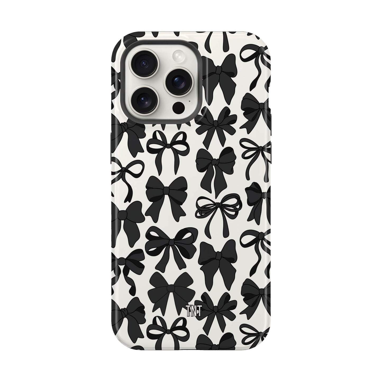 Black Bows Collage Style MagSafe Phone Case