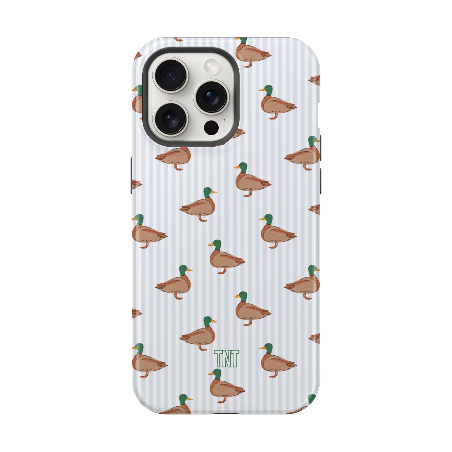 Striped Ducks Trendy Outdoors Tough MagSafe Phone Case