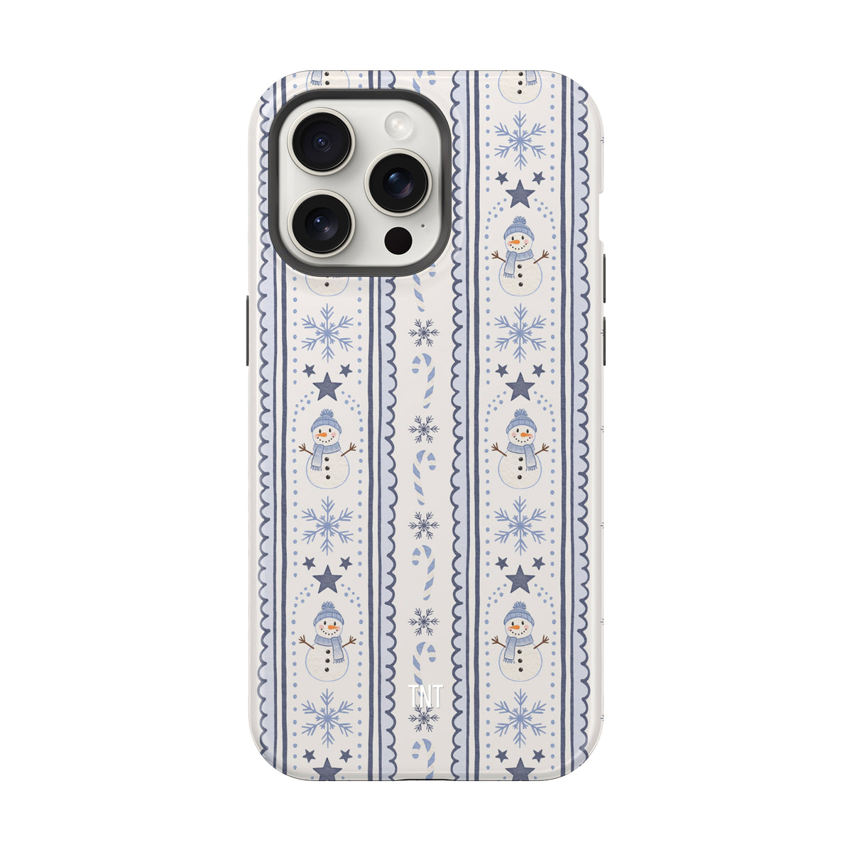 LIMITED EDITION Striped Snowman Tough MagSafe Phone Case