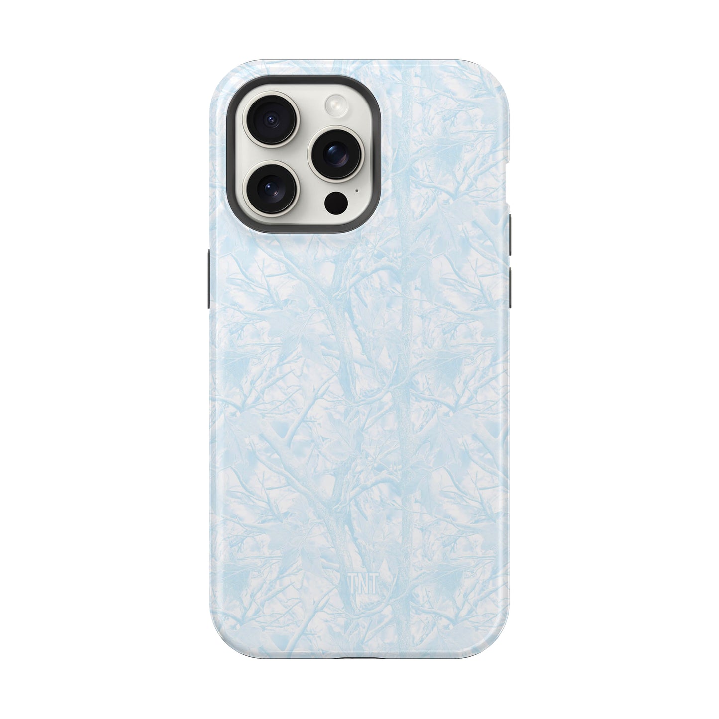 Frosted Blue Tree Camo Tough Magnetic Phone Case