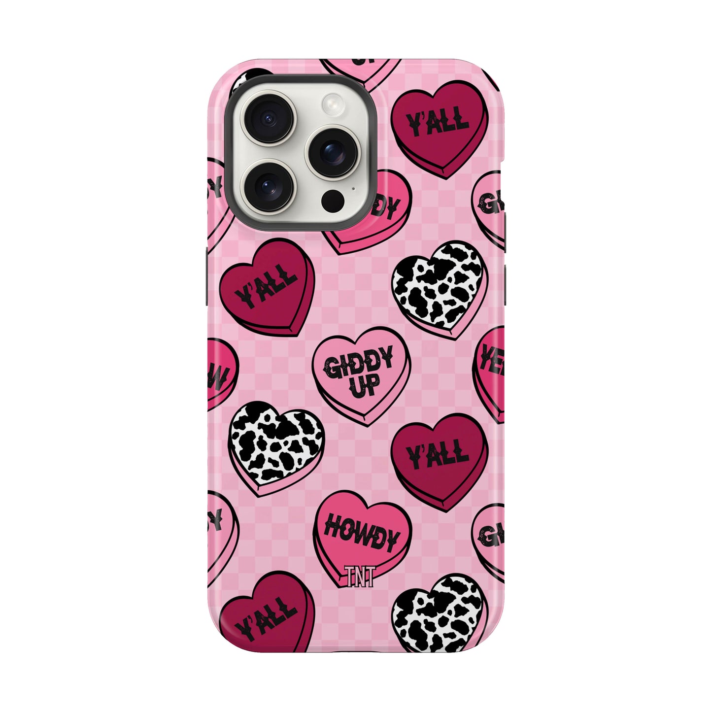 Western Candy Hearts Valentine Tough Magnetic Phone Case