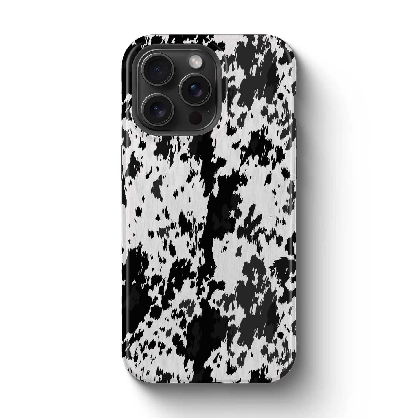 Western Cowhide Print Tough Magnetic Mobile Phone Case