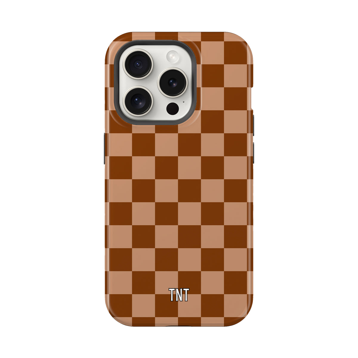 Fall Caramel Checkered Tough MagSafe Phone Case