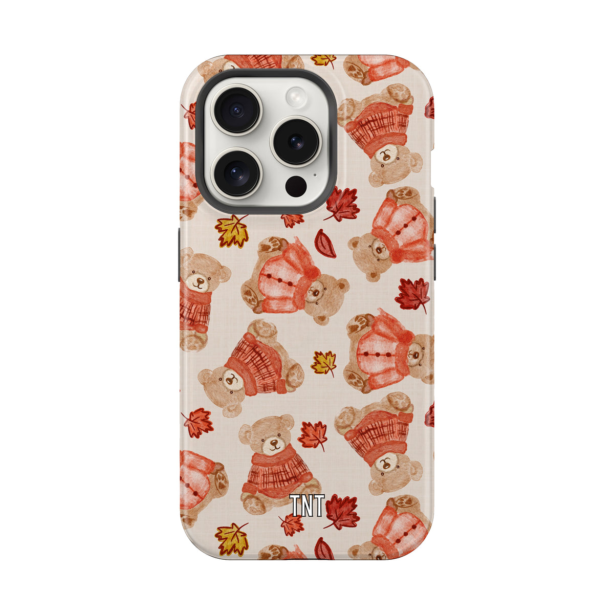 Fall Teddys Autumn Leaves Tough MagSafe Phone Case