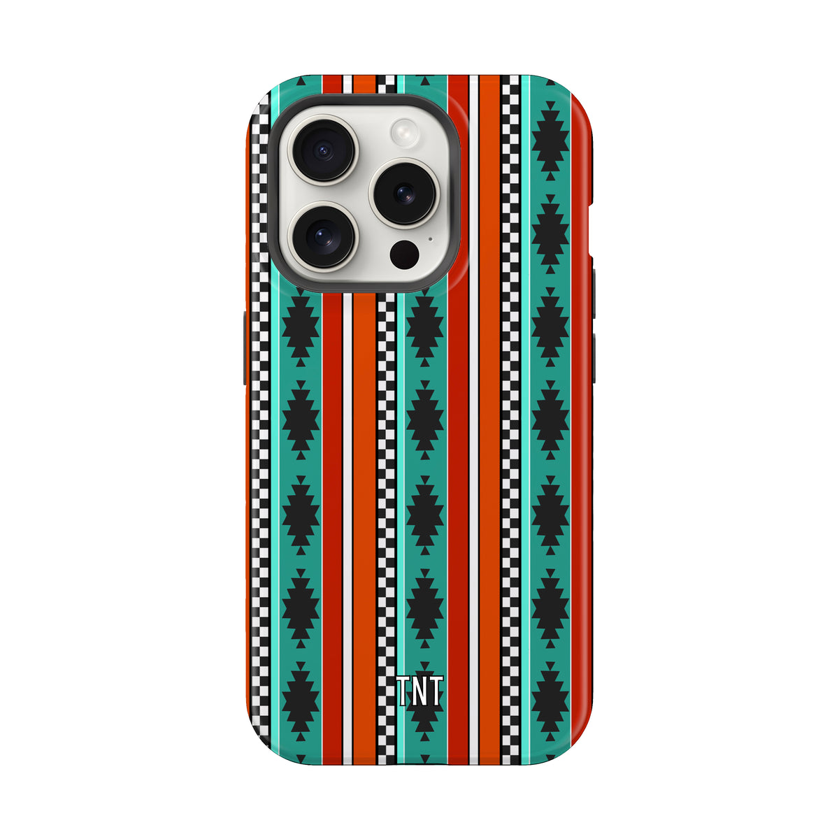 Halloween Striped Aztec Western Tough MagSafe Phone Case