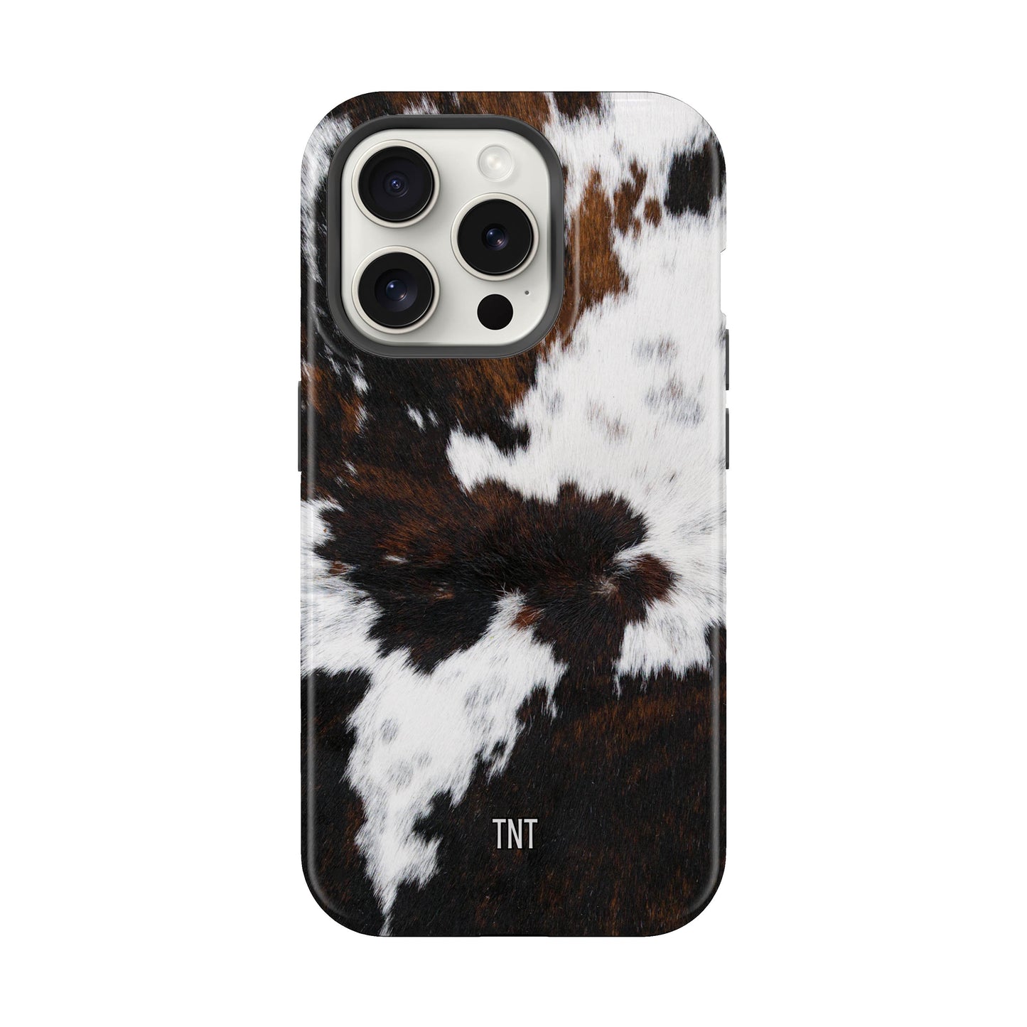 Faux Cowhide (NOT REAL) Style 1 Tough Magsafe Western Phone Case