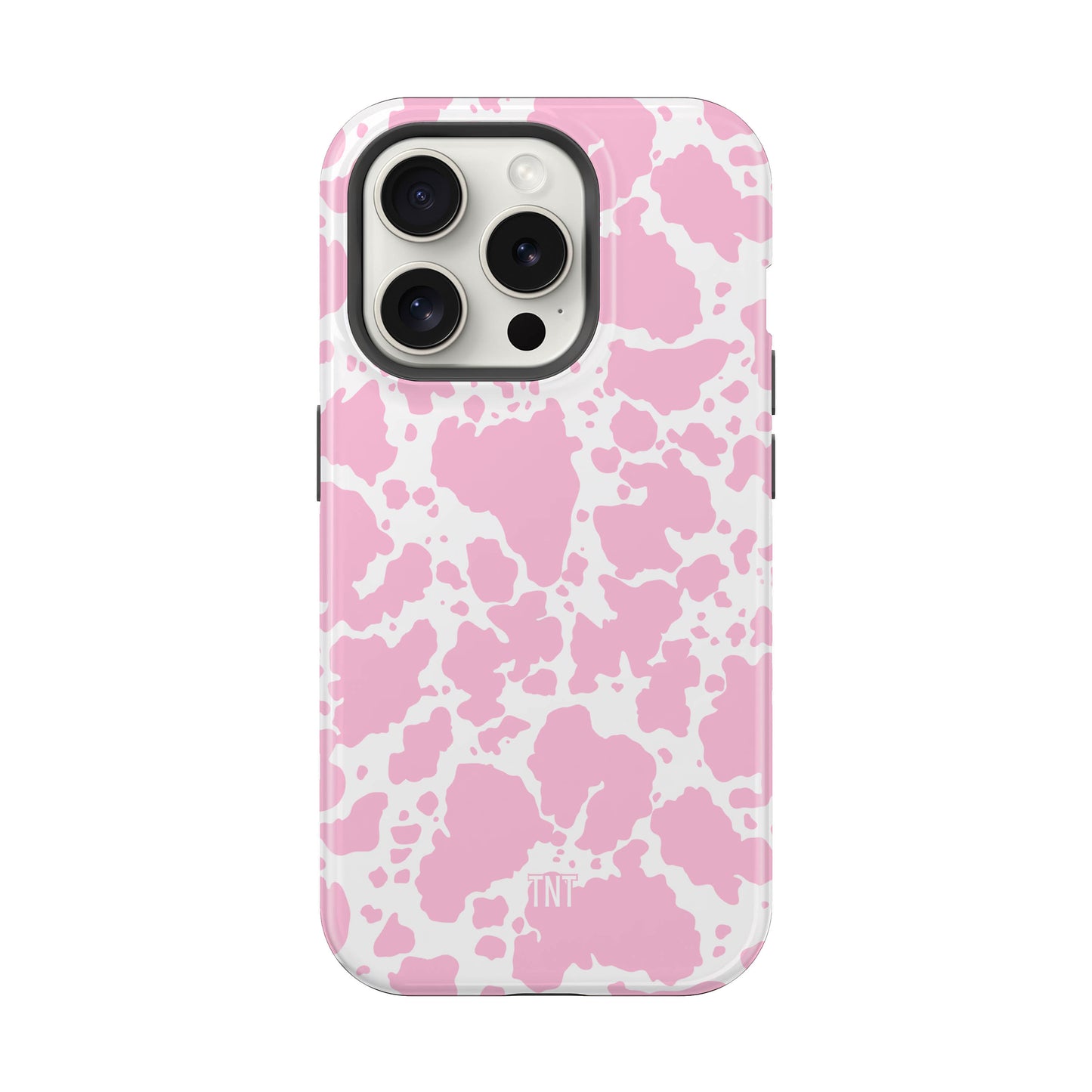 Pink Cowprint Valentine Tough Magnetic Phone Case