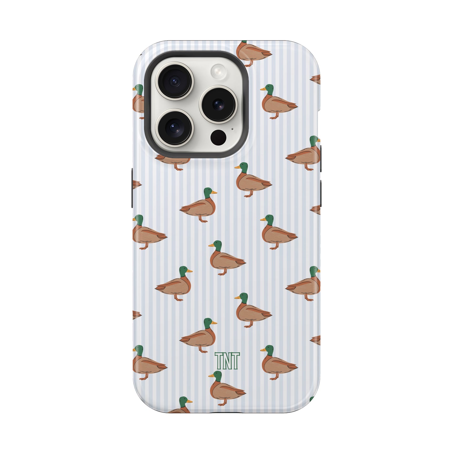 Striped Ducks Trendy Outdoors Tough MagSafe Phone Case